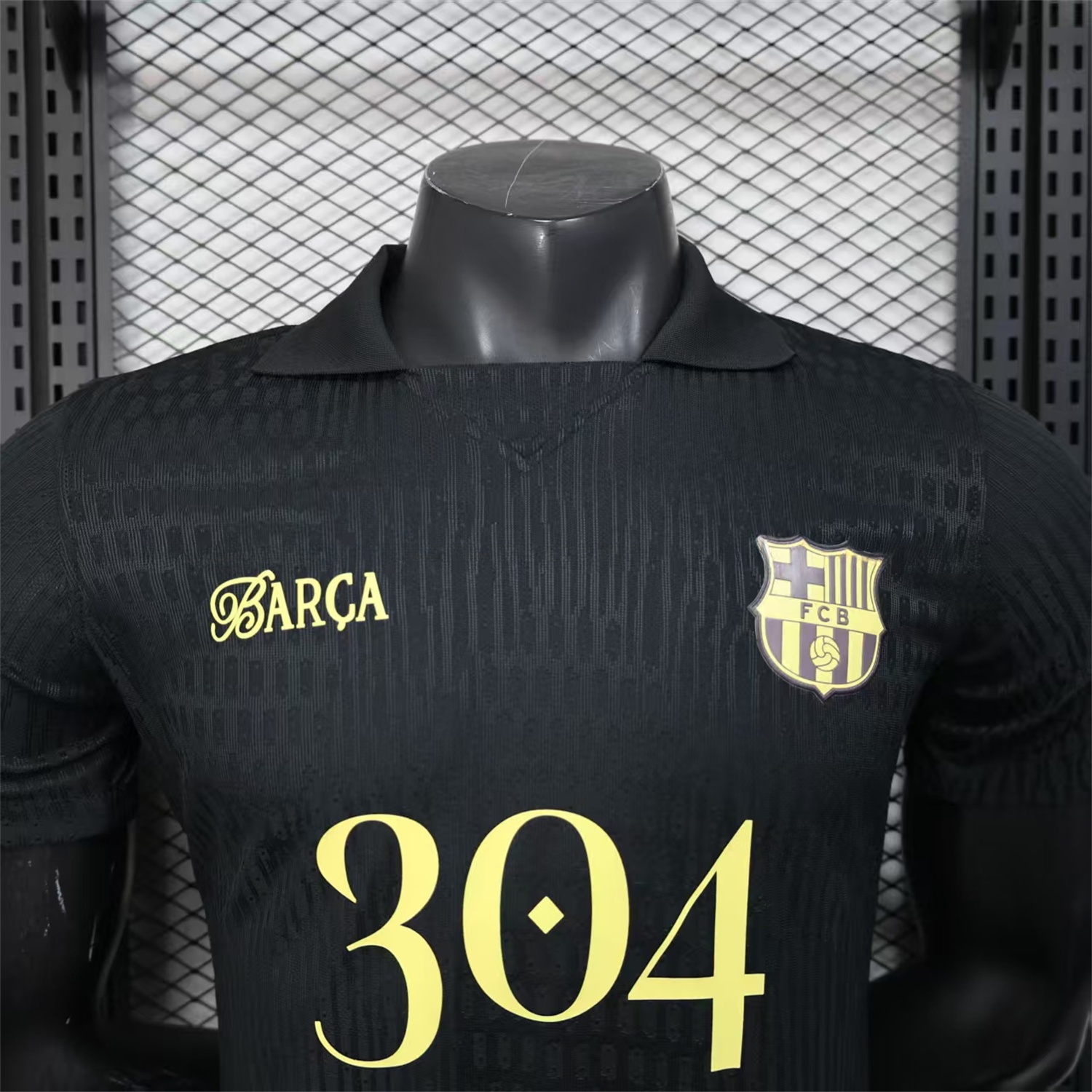 Barcelona 25-26 304 Black Special Jersey - Player Version - Unitedfutballjersey