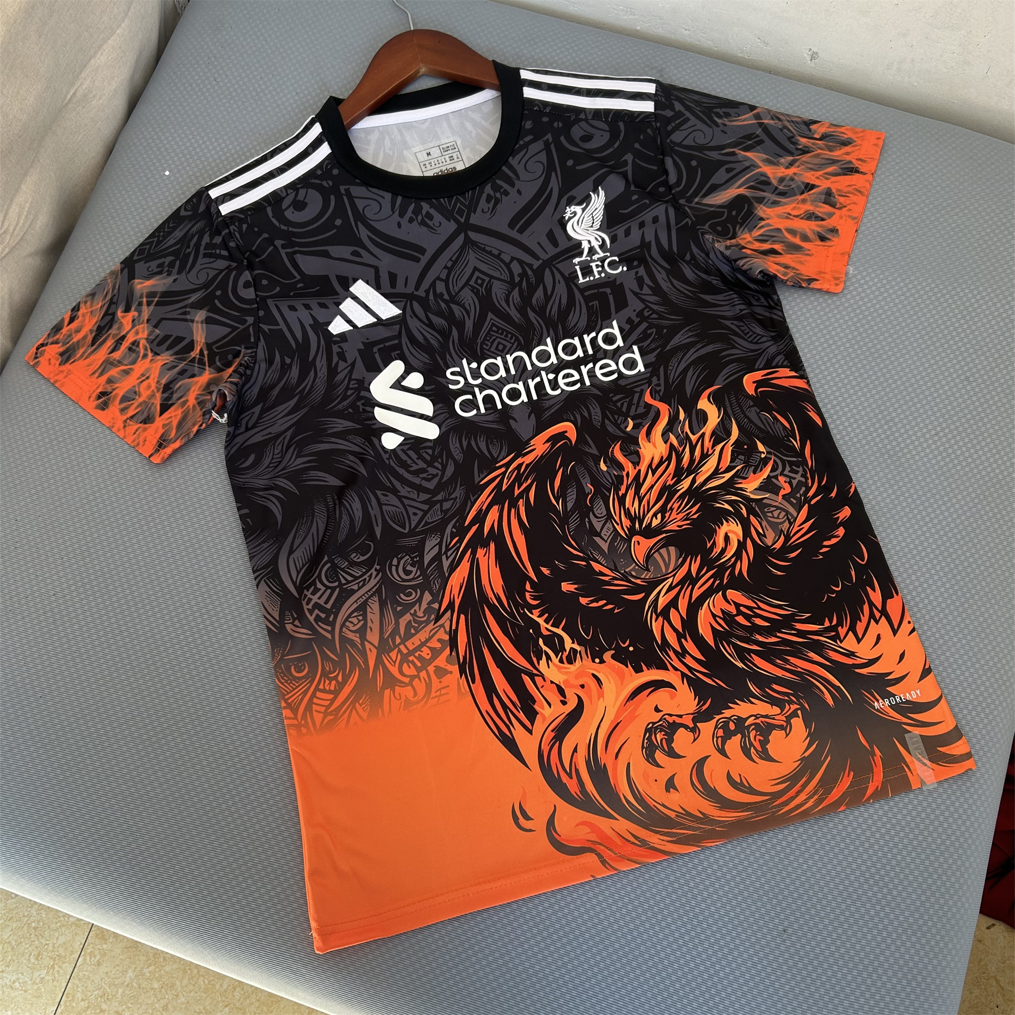 Liver.pool 24-25 Orange Fire Phoenix Special Edition Jersey - Fans Version - Unitedfutballjersey