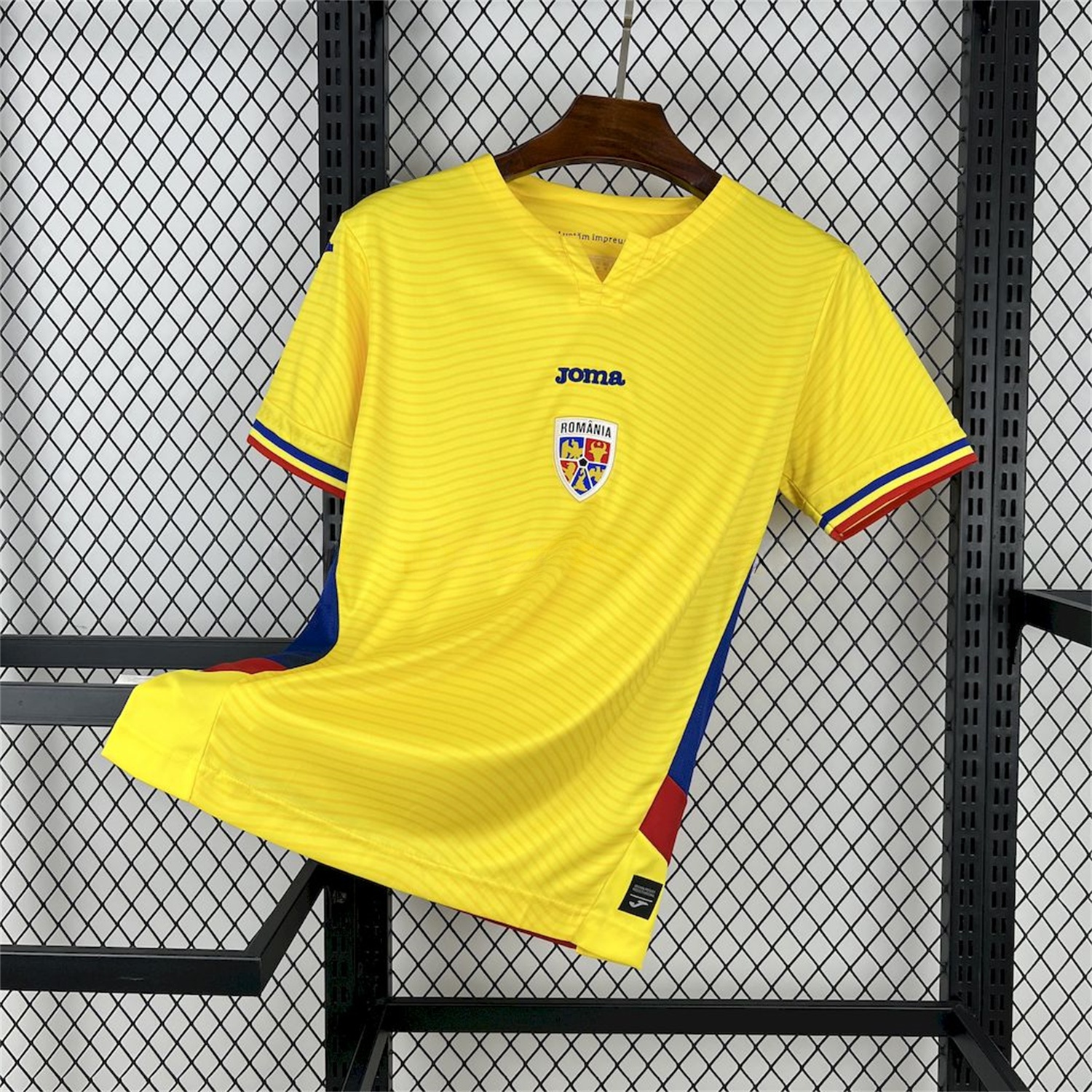 Romania 2025-26 Home Jersey - Fans Version - Unitedfutballjersey