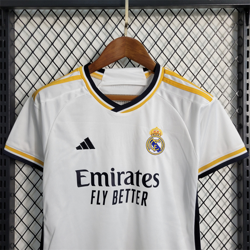 Real Madrid 23/24 Home Kids Kit - Unitedfutballjersey