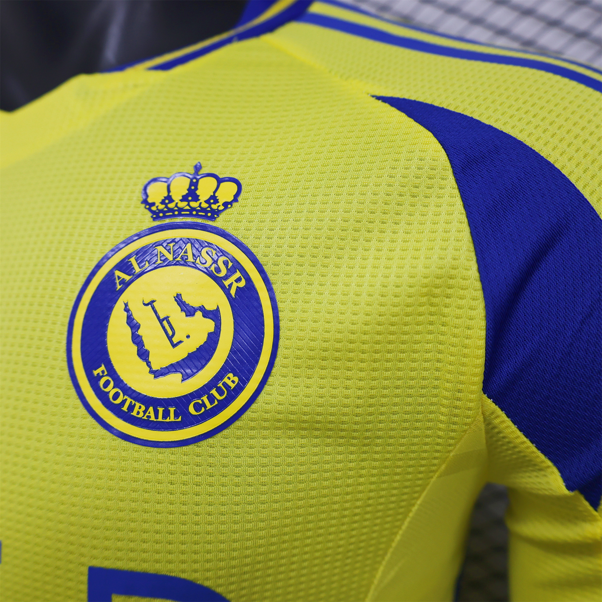 Al Nassr Riyadh Victory 24-25 Home Long Sleeve Jersey - Player Version - Unitedfutballjersey