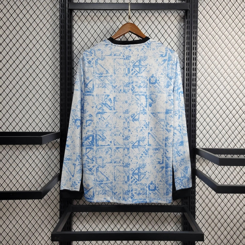 Portugal 2024 Away Stadium Long Sleeve Jersey - Fans Version - Unitedfutballjersey