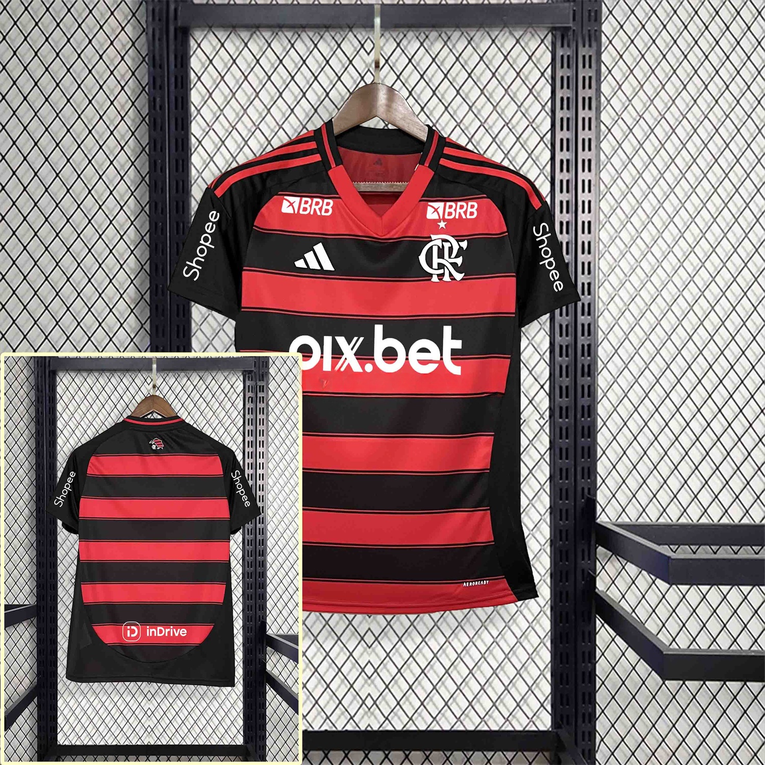 Women's Flamengo 25-26 Home Jersey with Sponsors - Unitedfutballjersey