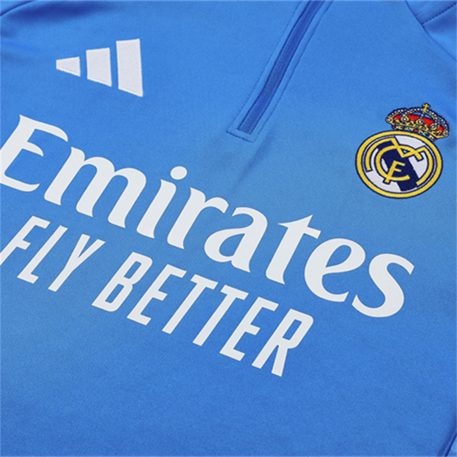 Real Madrid 25-26 Long Sleeve Training Set - Bright Blue Top & Pants - Unitedfutballjersey