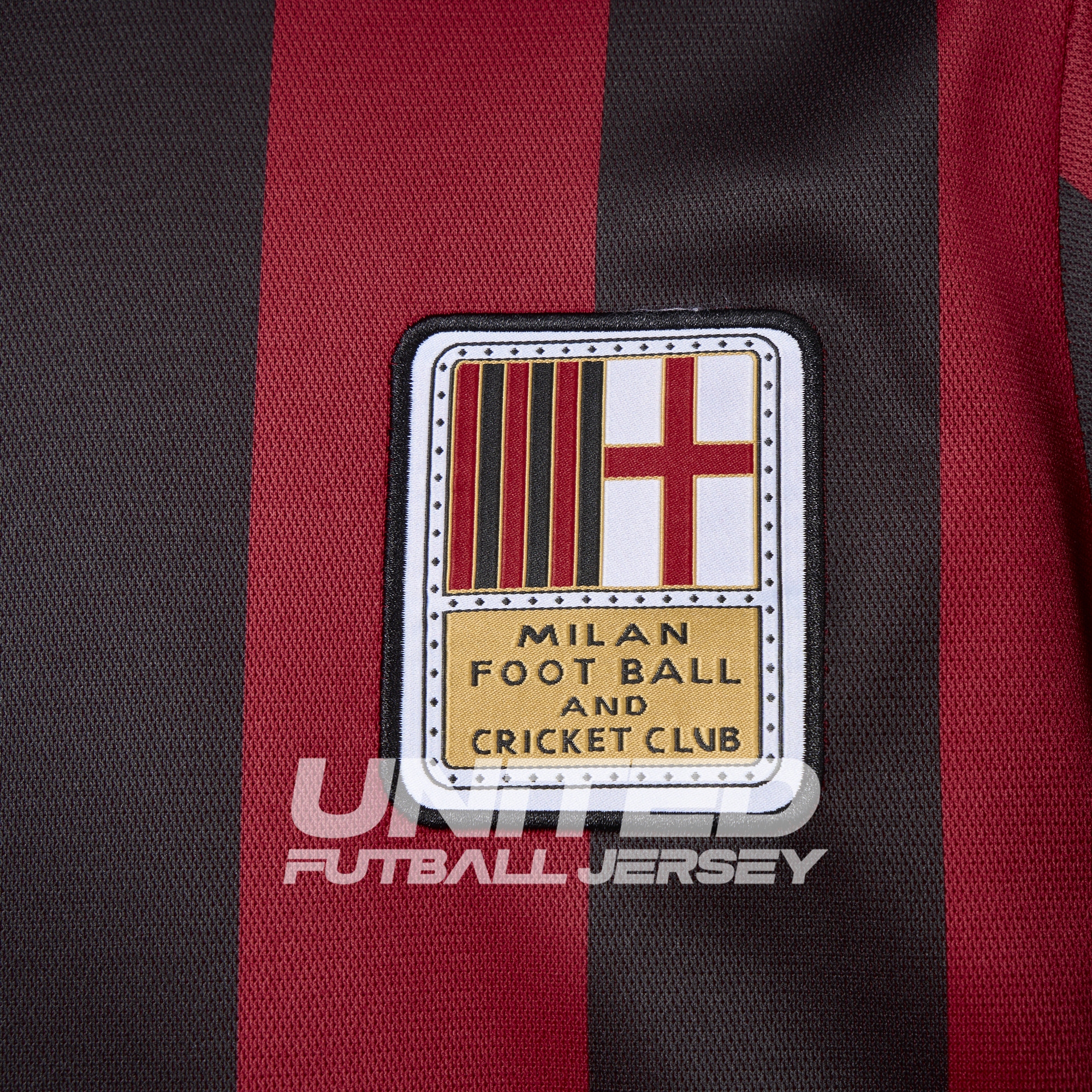 AC Milan 24-25 125th Anniversary Long Sleeves Red Jersey - Fans Version - Unitedfutballjersey