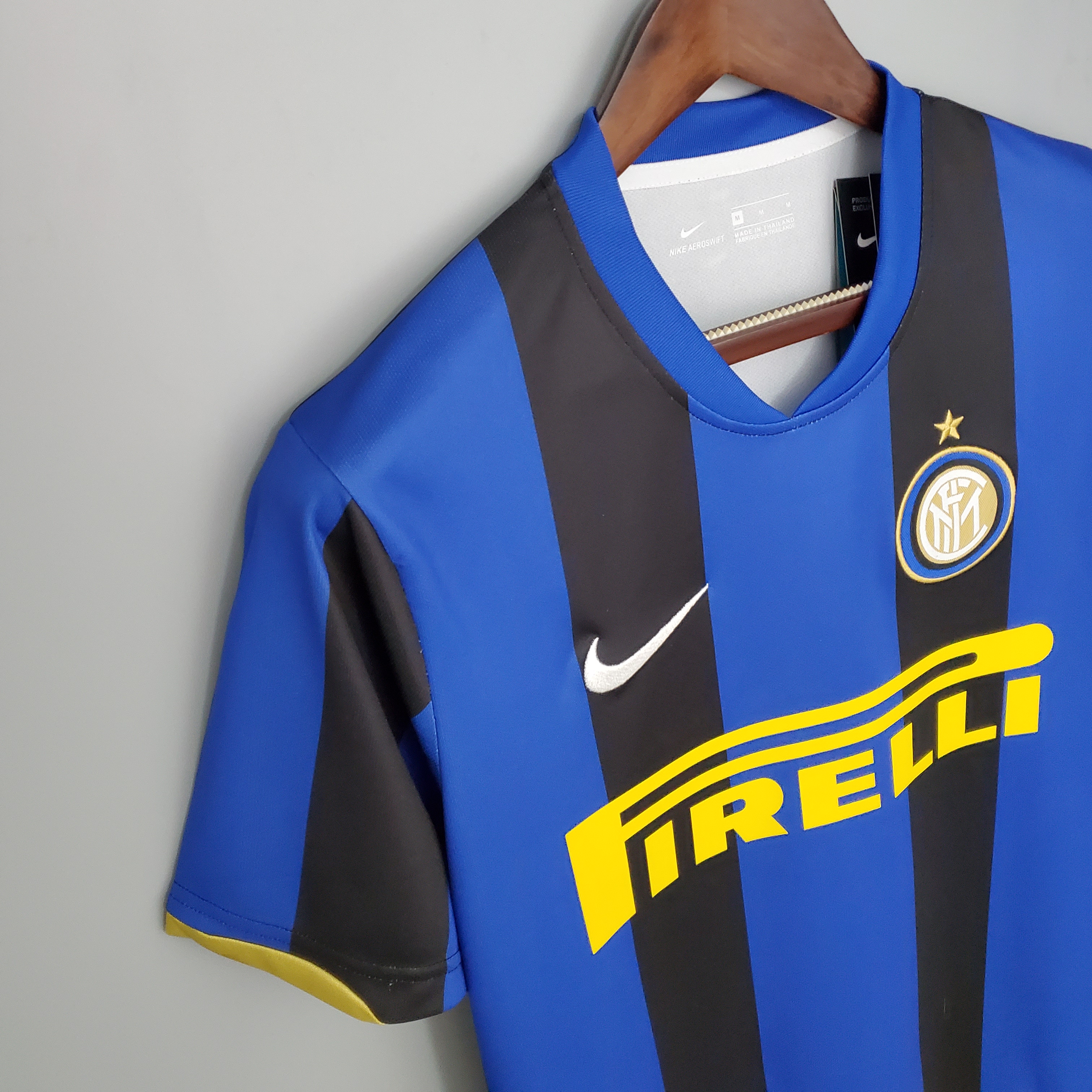 Retro Inter Milan 08-09 Home Stadium Jersey - Unitedfutballjersey