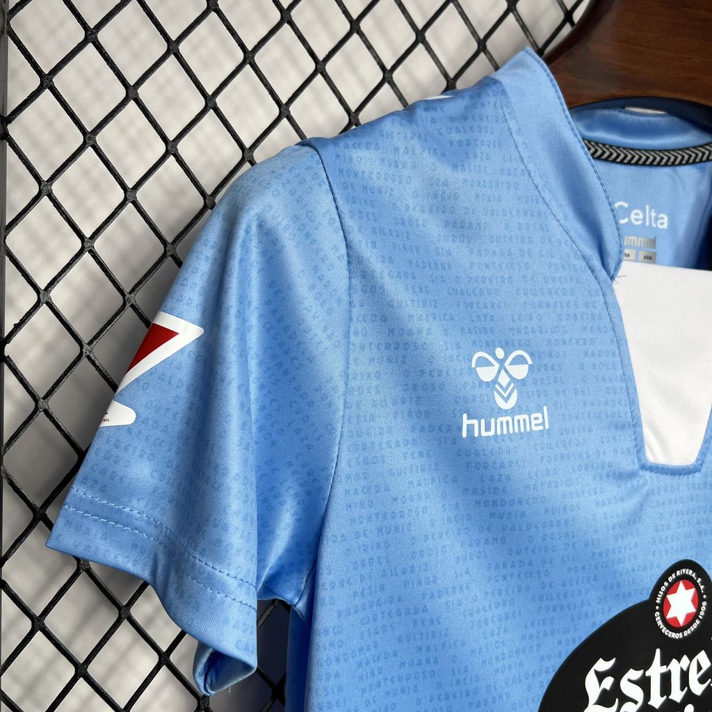 Celta Vigo 24-25 Home Stadium Kids Kit - Unitedfutballjersey