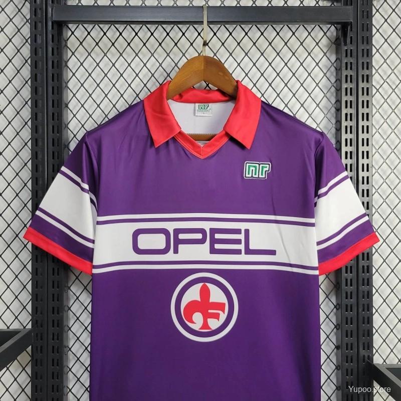 Retro Fiorentina 1984-85 Home Stadium Jersey - Unitedfutballjersey