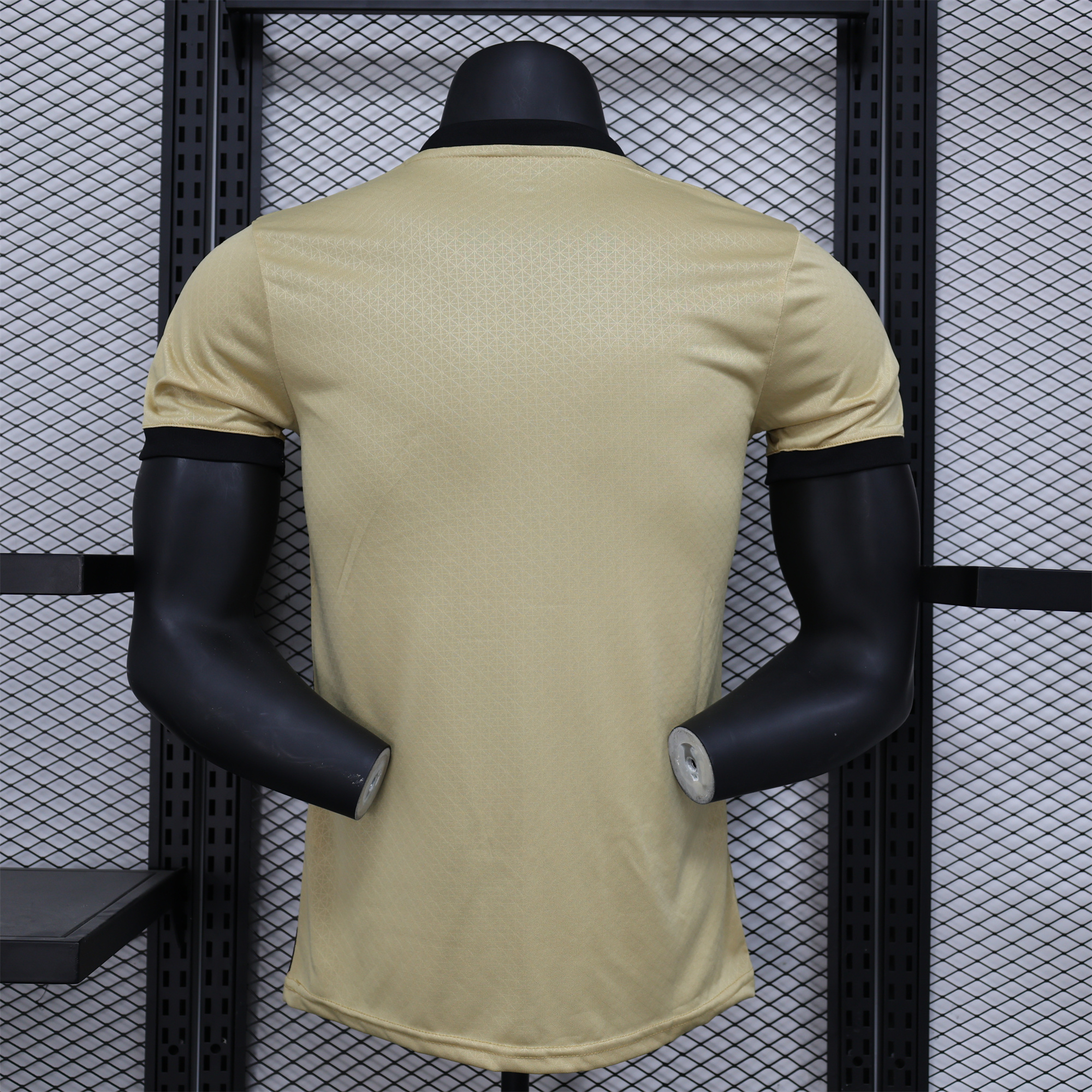 Manchester City 24-25 Gold and Black Loong Jersey - Player Version - Unitedfutballjersey