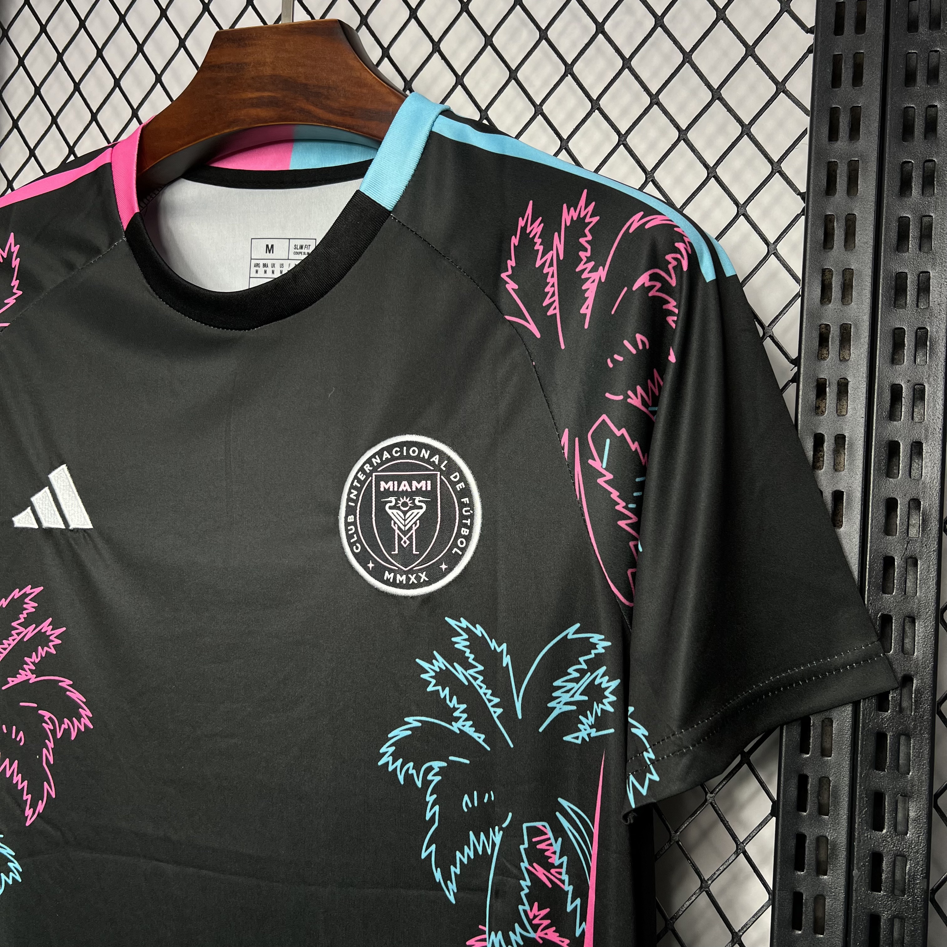 INT M.A.M 24-25 Black Summer Coconut Tree Style Jersey - Fans Version - Unitedfutballjersey