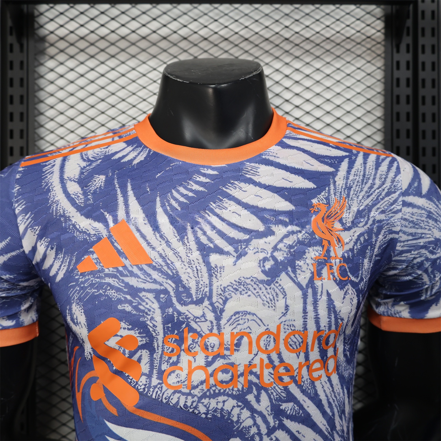 Liver.pool 25-26 Orange and Blue Liver.pool Bird Special Edition Jersey - Player Version - Unitedfutballjersey