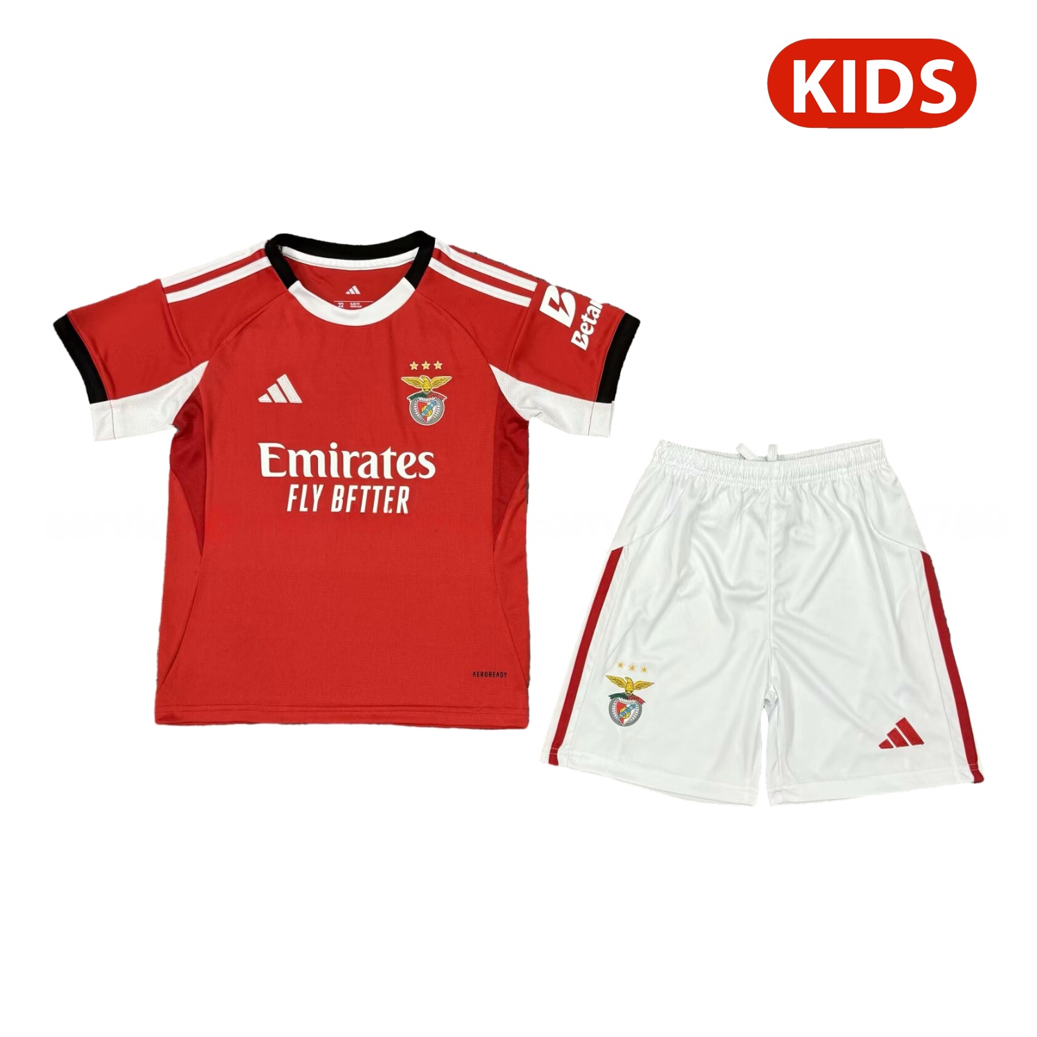 Benfica 25-26 Home Kids Kit - Unitedfutballjersey