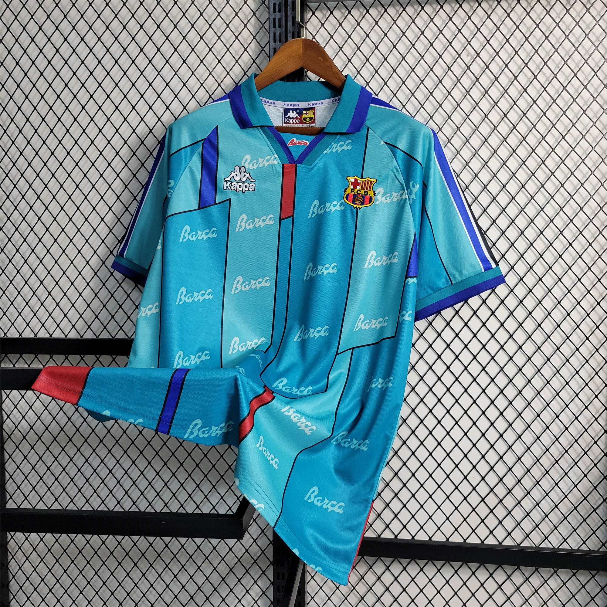 B.A.R.S.A Retro 95-97 Away Stadium Jersey - Unitedfutballjersey