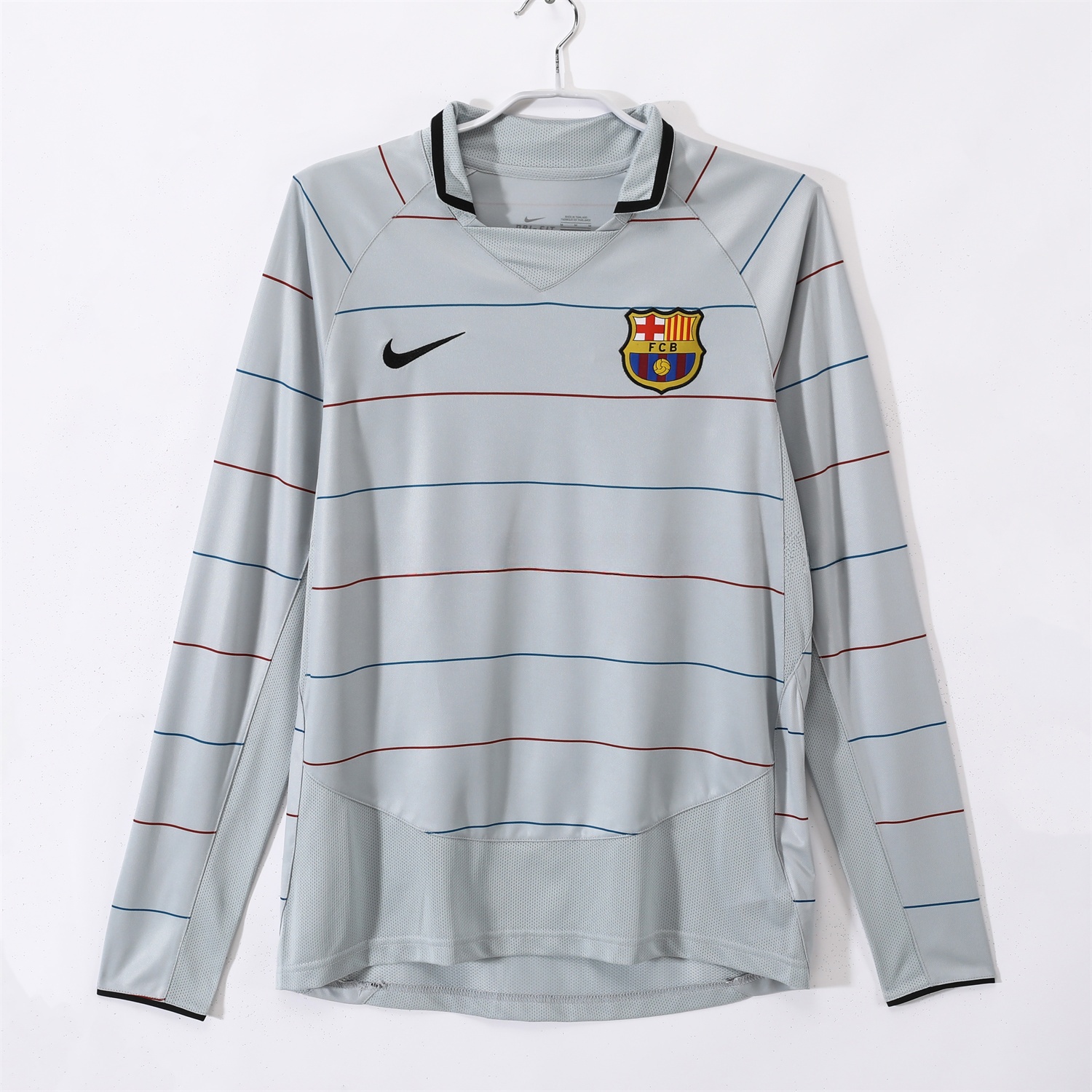 Retro Barcelona 03-04 Away Long Sleeves Jersey - Unitedfutballjersey