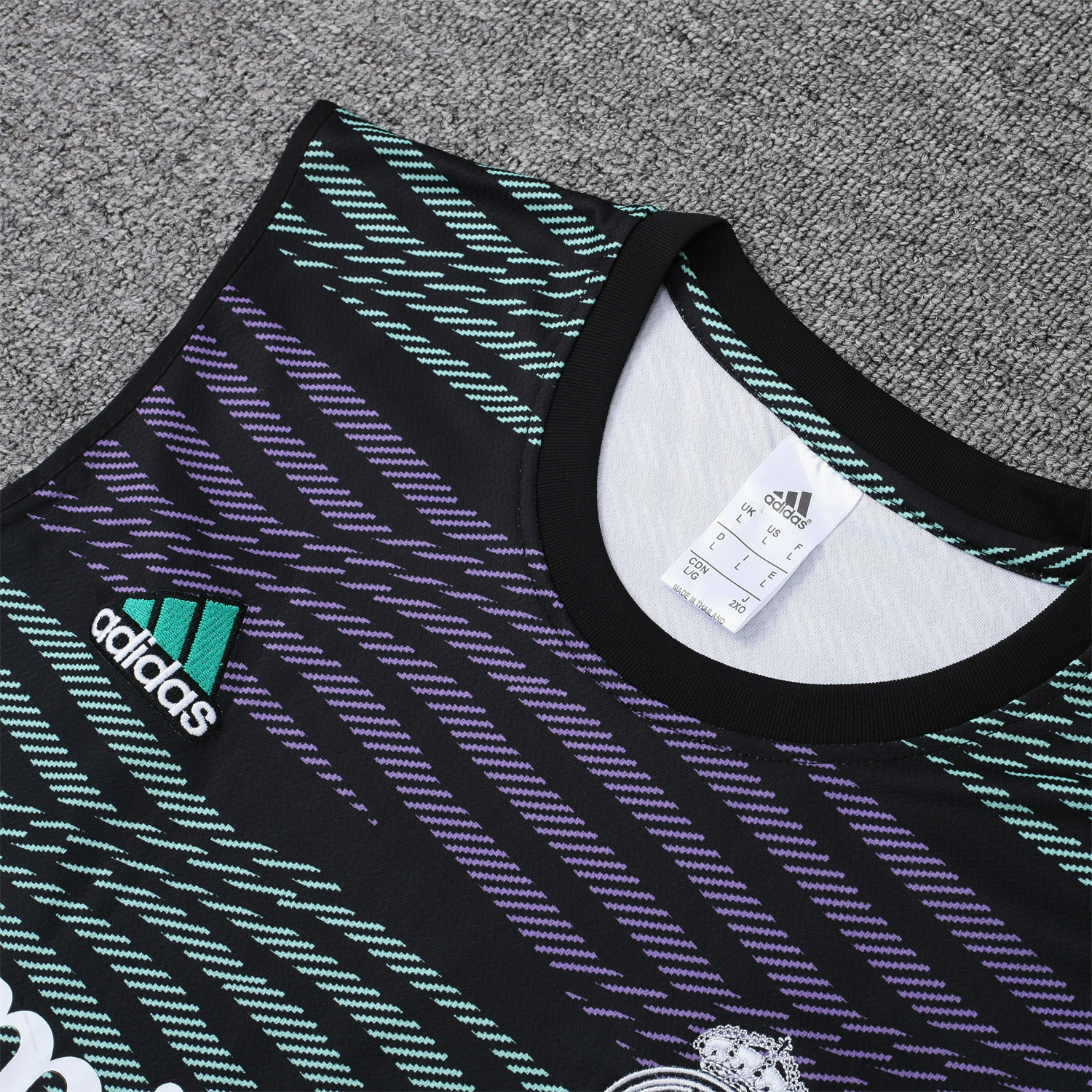 Real Madrid 23-24 Striped Training Vest Suit - Unitedfutballjersey