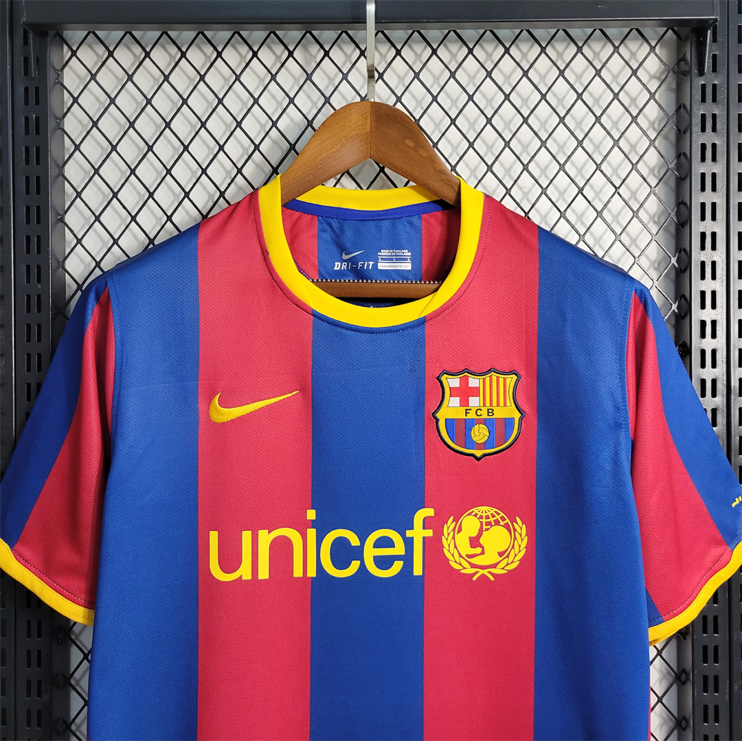 B.A.R.S.A Retro 10-11 Home Stadium Jersey - Unitedfutballjersey