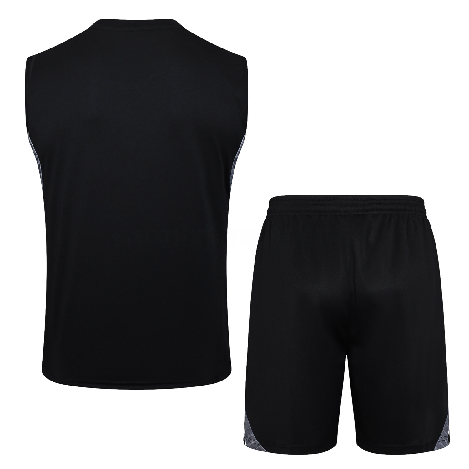 Real Madrid 25-26 Vest Training Set - Black Vest and Black Shorts - Unitedfutballjersey