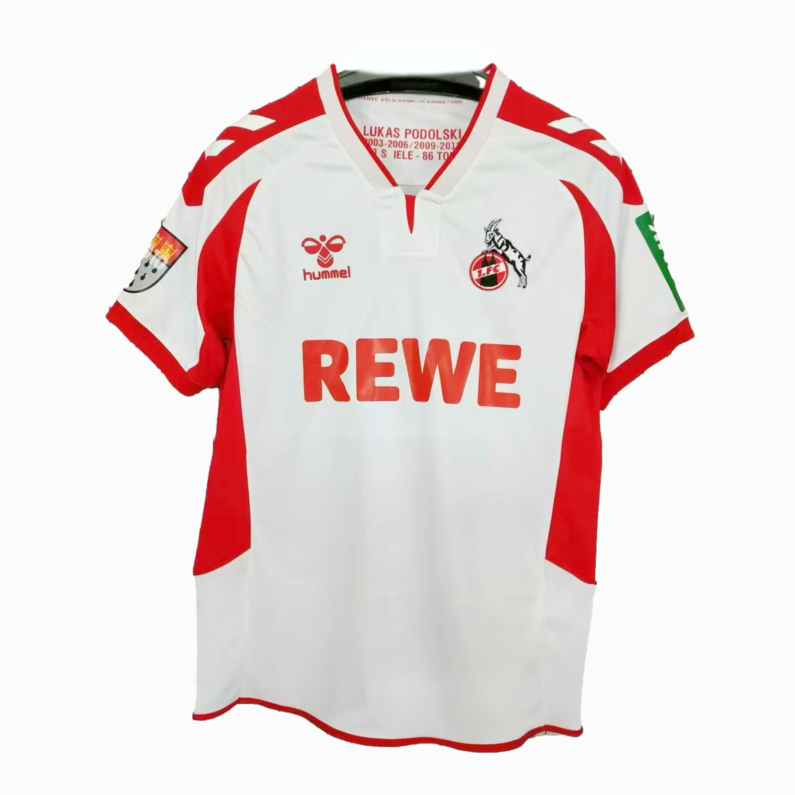 1. FC Köln 24-25 Podolski Special Edition Jersey - Fans Version - Unitedfutballjersey