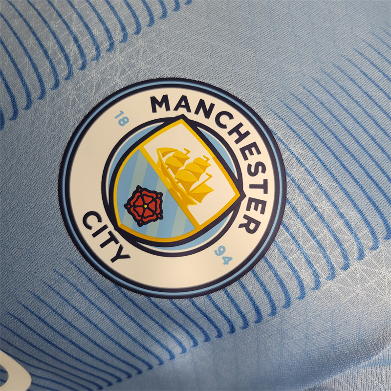 Manchester City 23-24 Home Jersey - Player Version - Unitedfutballjersey