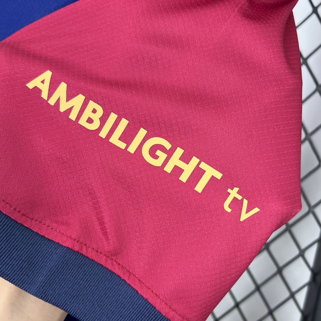 B.A.R.S.A 24-25 Home Unsponsored 125th Anniversary Jersey - Fans Version - Unitedfutballjersey