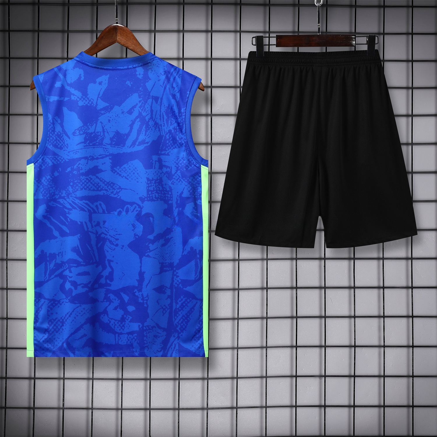 B.A.R.S.A 25-26 Vest Training Set - Blue Camouflage - Unitedfutballjersey