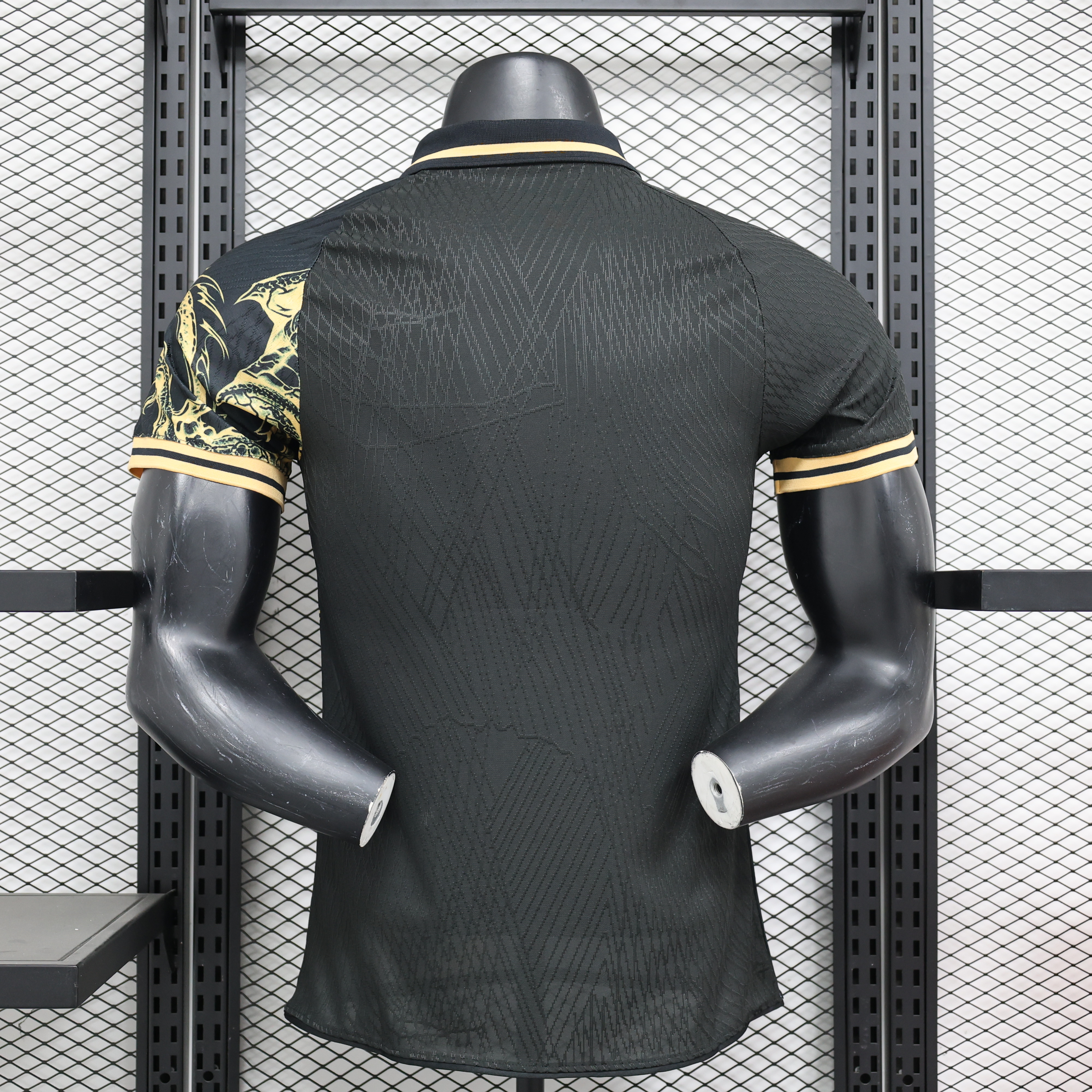 Real Madrid 24-25 Black & Golden Loong Special Edition Jersey - Player Version - Unitedfutballjersey