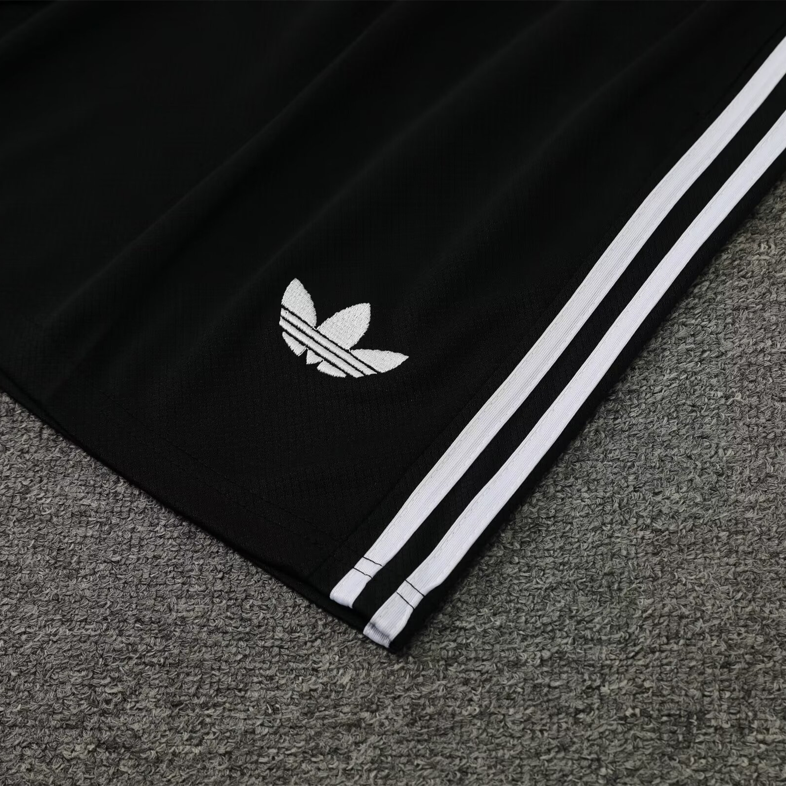 Germany 2024 Originals 3-Stripes Short-Sleeve Training Set - Black - Unitedfutballjersey