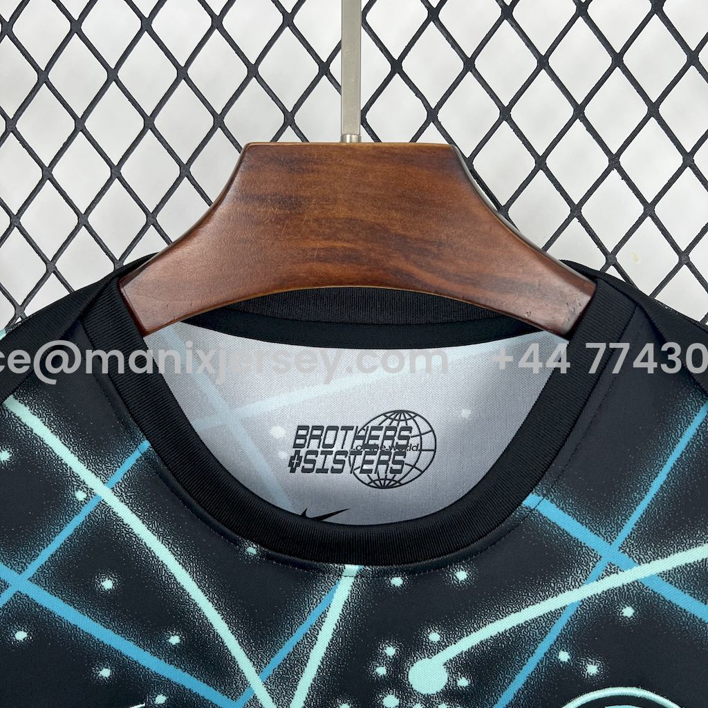 Inter Milan 25-26 Black Blue Pre-Match Training Jersey - Fans Version - Unitedfutballjersey