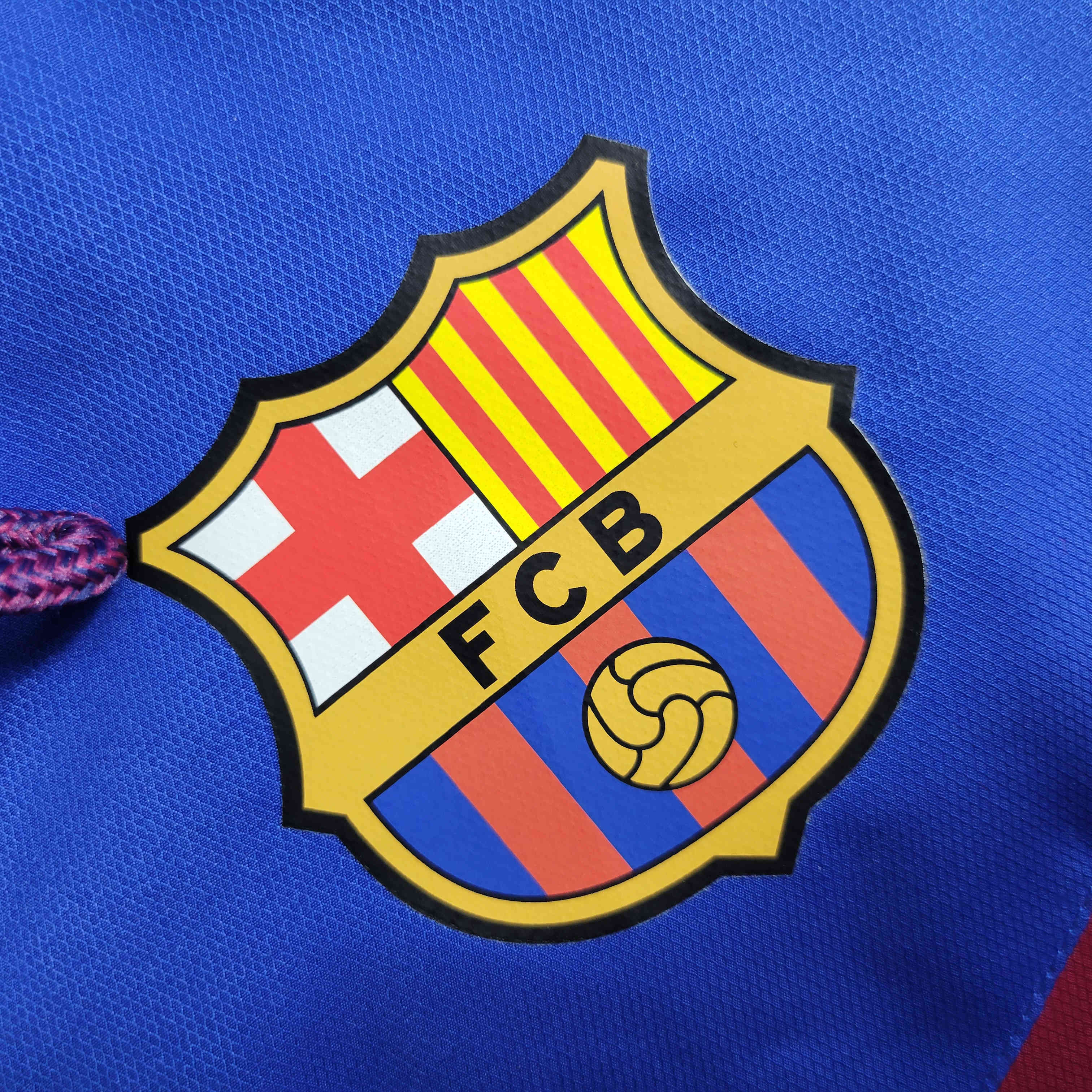 B.A.R.S.A 23-24 Classic Blue Red Player Windbreaker - Unitedfutballjersey