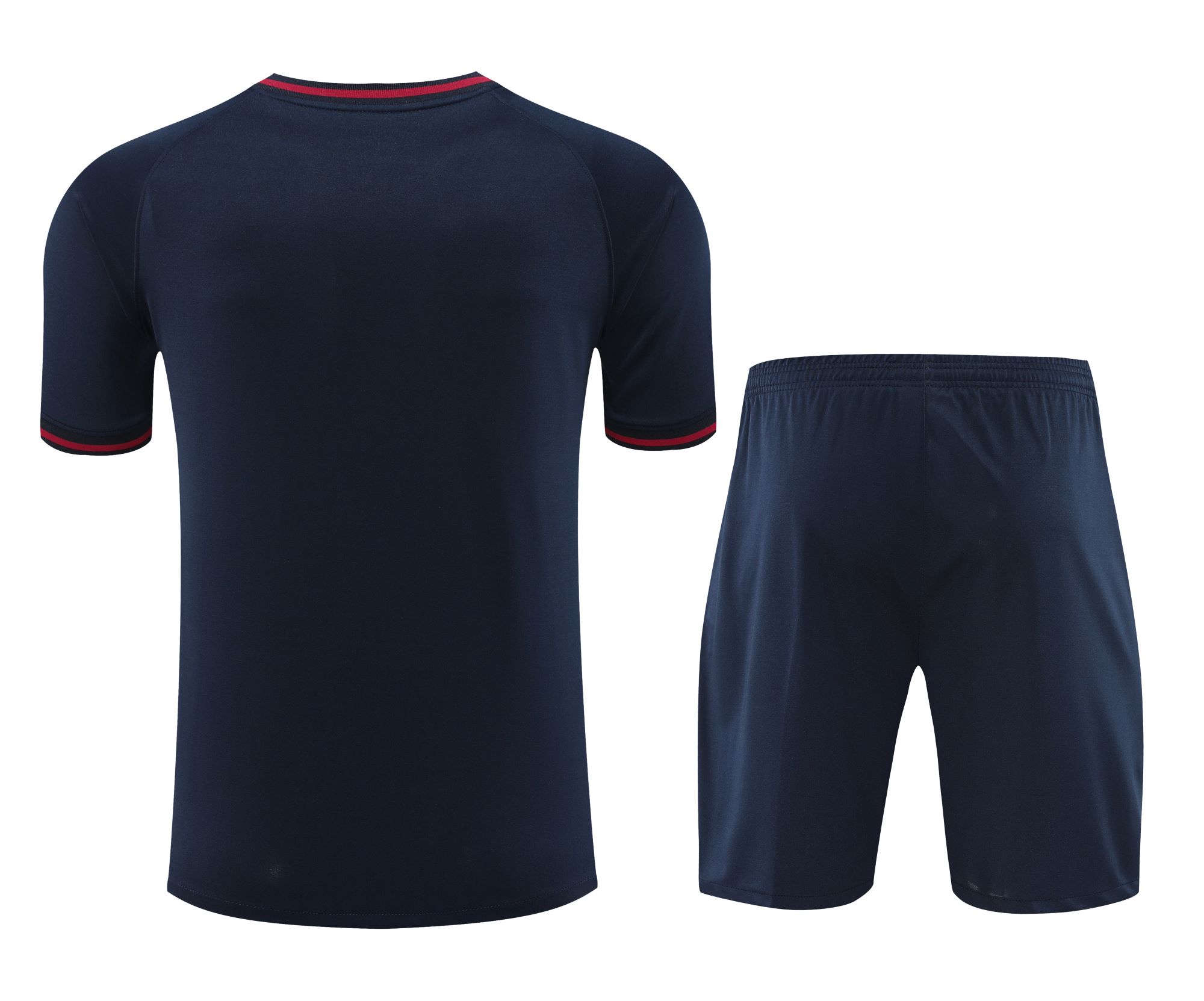 B.A.R.S.A 24-25 Short-Sleeve Training Set - Blue with Pattern - Unitedfutballjersey