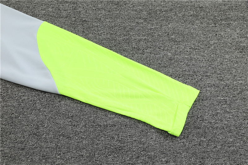 Paris Saint-Germain PSG 23-24 Long Sleeve Training Set -Light Grey - Unitedfutballjersey