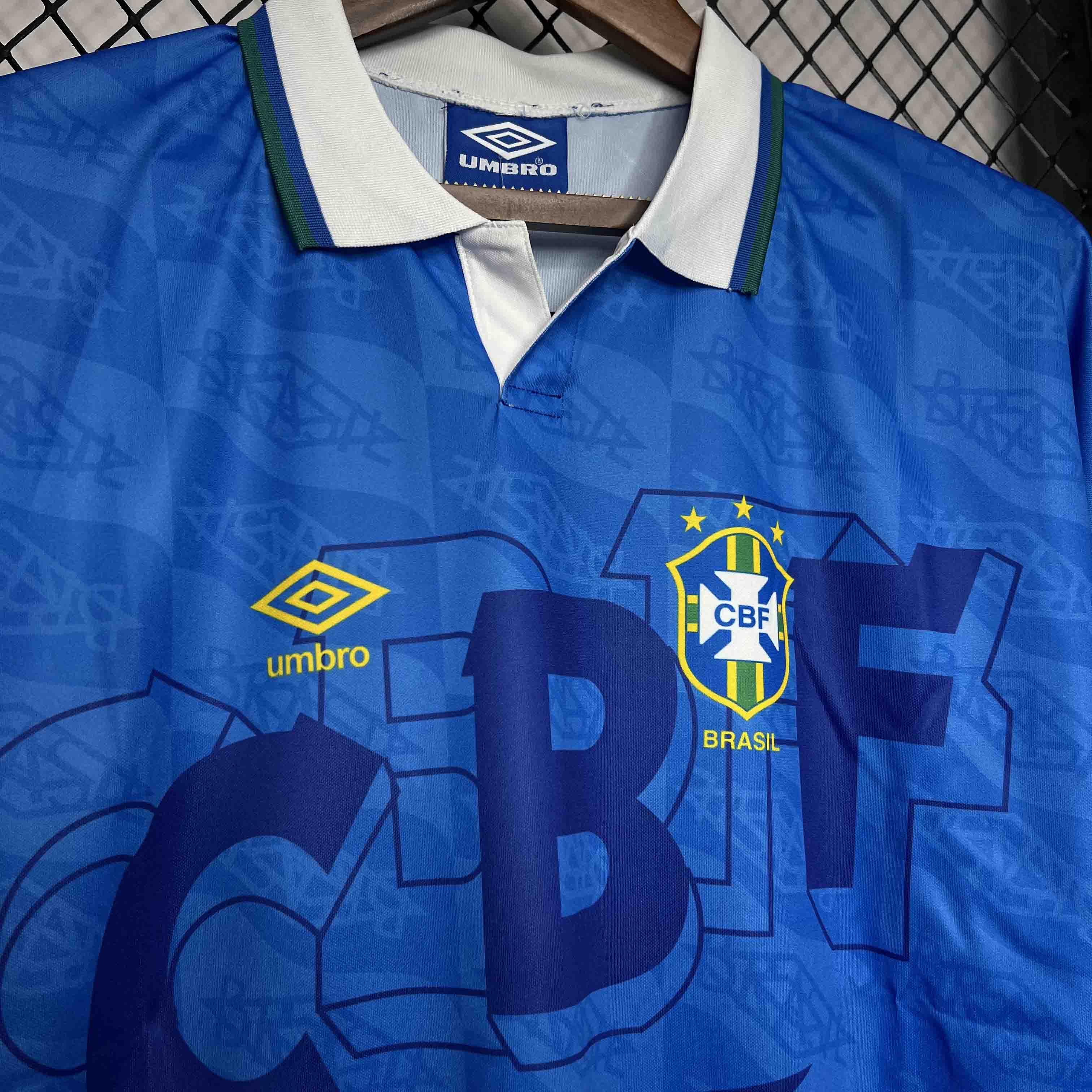 Retro Brazil 1991-93 Away Jersey - Unitedfutballjersey