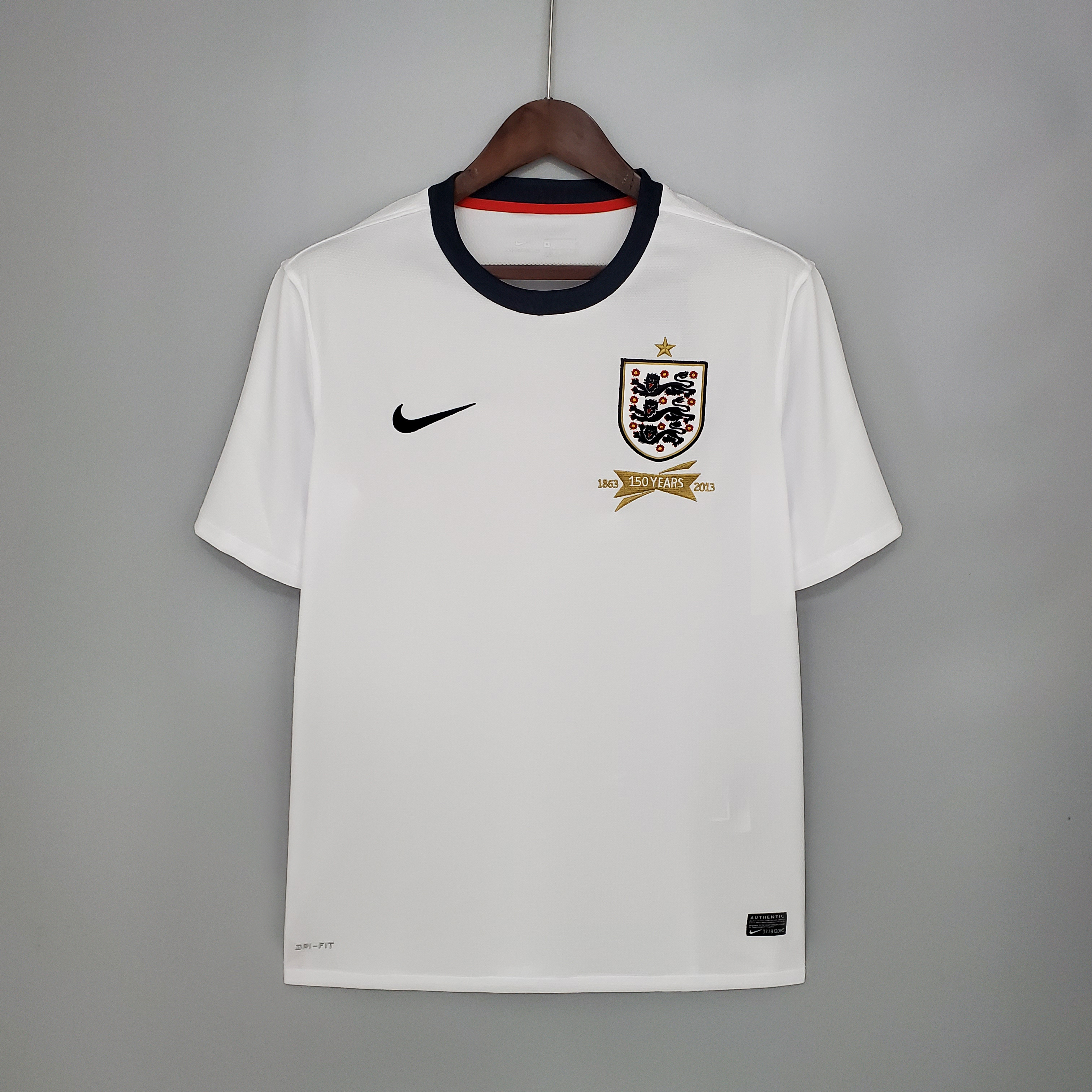 Retro England 2013 150 YEARS Home Stadium Jersey - Unitedfutballjersey