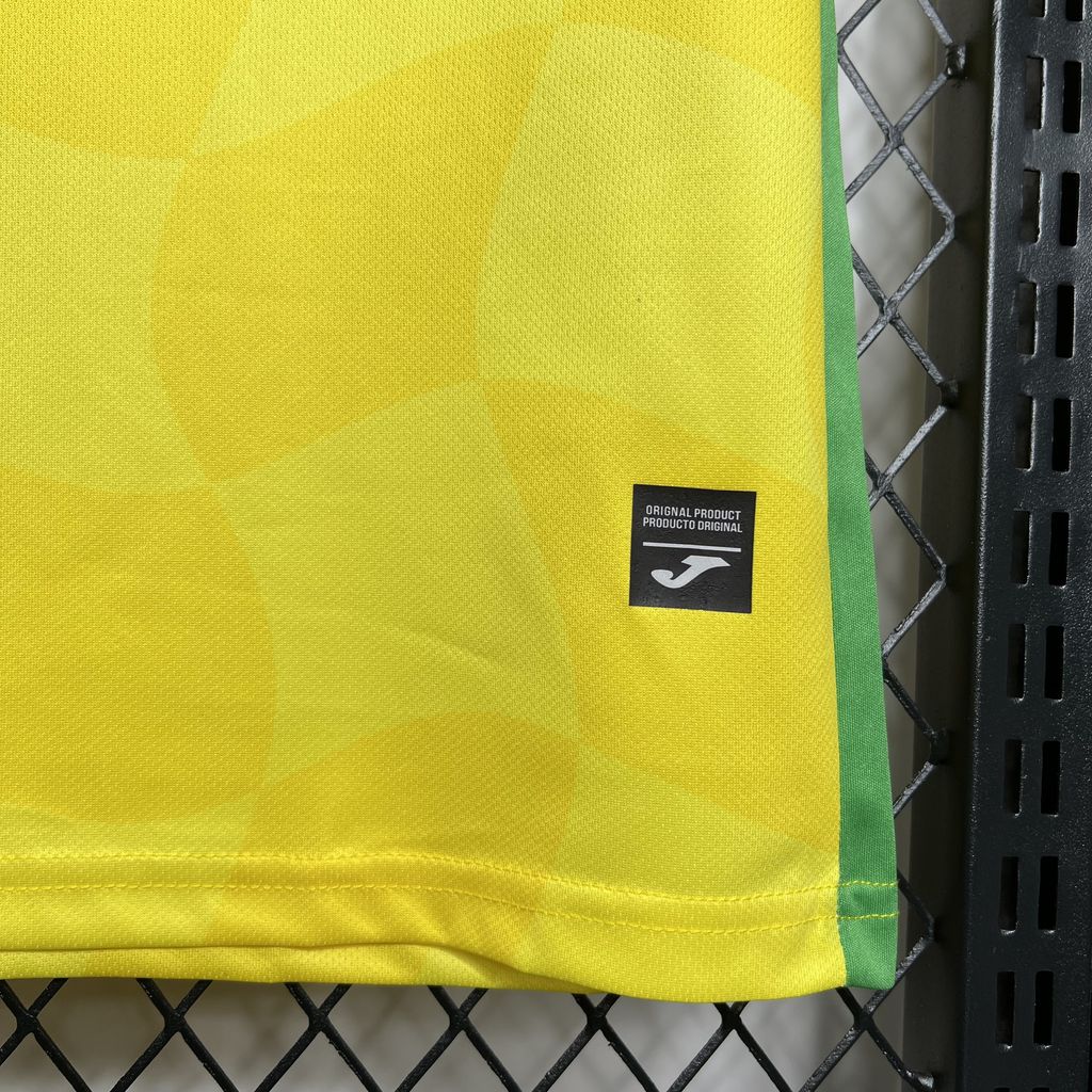 Norwich City 24-25 Home Stadium Jersey - Fans Version - Unitedfutballjersey