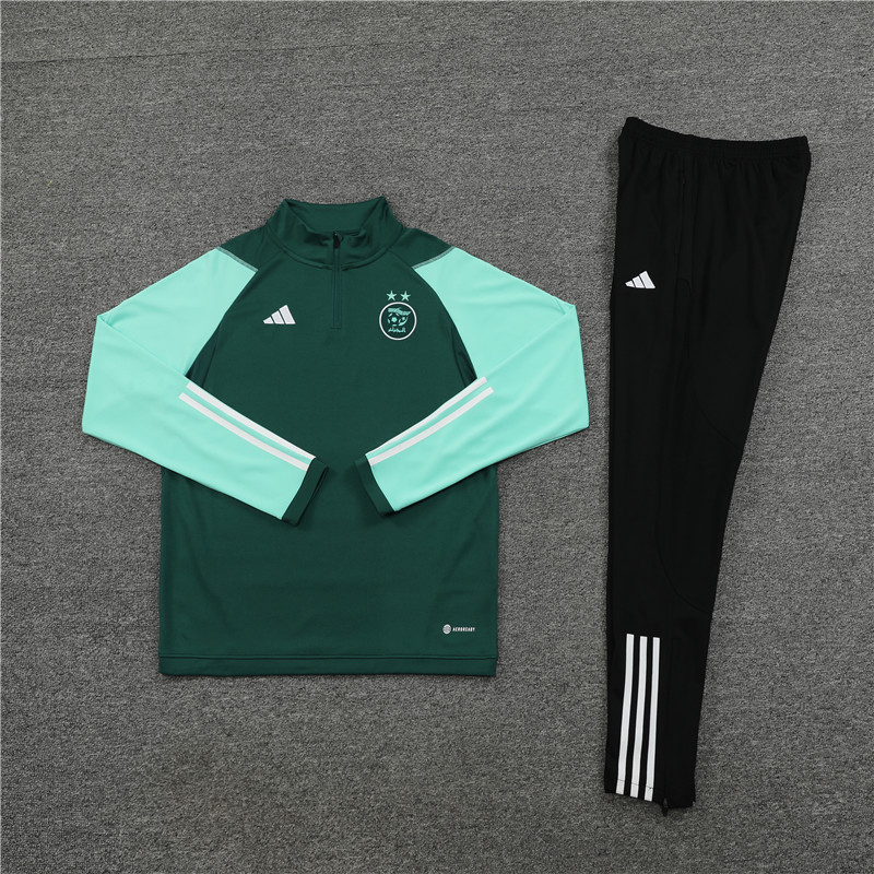 Algeria 23-24 Long Sleeve Training Set -Green - Unitedfutballjersey