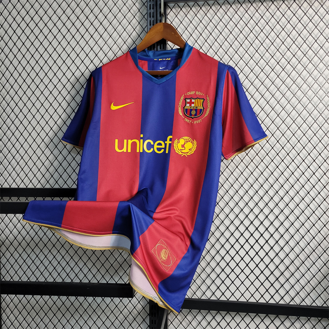 B.A.R.S.A Retro 07-08 Home Stadium Jersey - Unitedfutballjersey