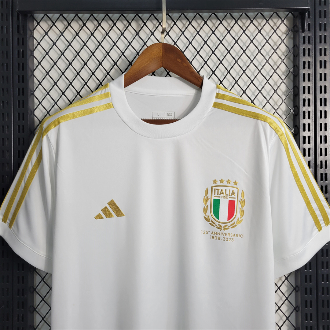 Italy 2023 125th Anniversary Edition Jersey - Fans Version - Unitedfutballjersey