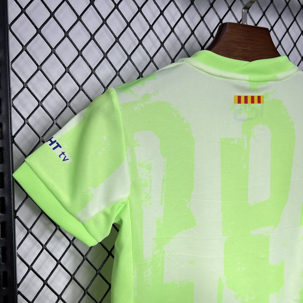 B.A.R.S.A 24-25 Third Kids Kit - Unitedfutballjersey