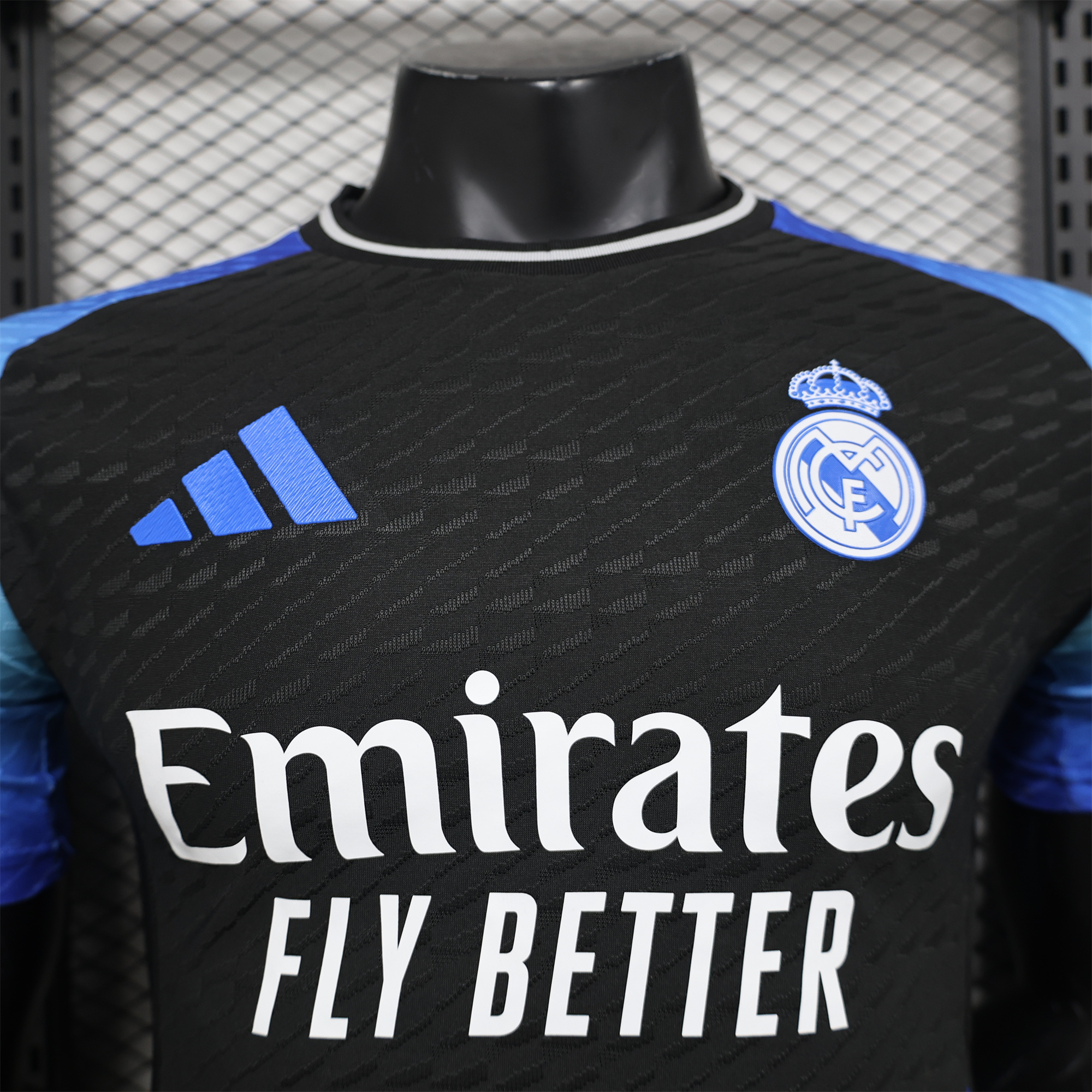 Real Madrid 24-25 Black Blue Special Edition Jersey - Player Version - Unitedfutballjersey
