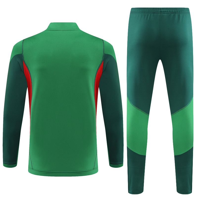 Mexico 23-24 Long Sleeve Training Set -Green - Unitedfutballjersey