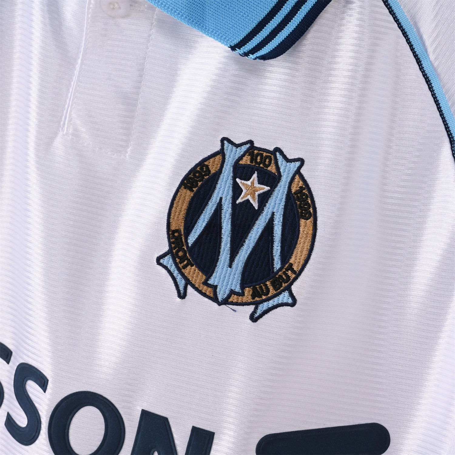 Retro Marseille 1998-99 Home Jersey - Unitedfutballjersey