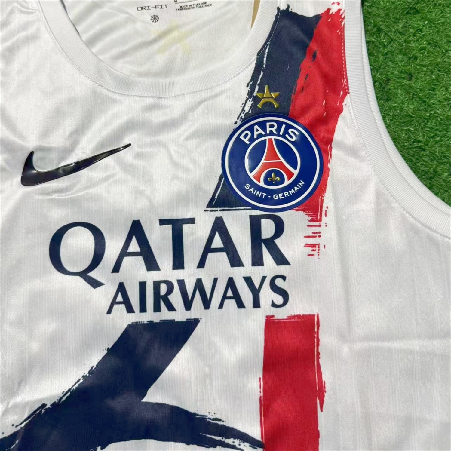 Women's Paris Saint-Germain PSG 24-25 Away White Yoga Vest - Unitedfutballjersey