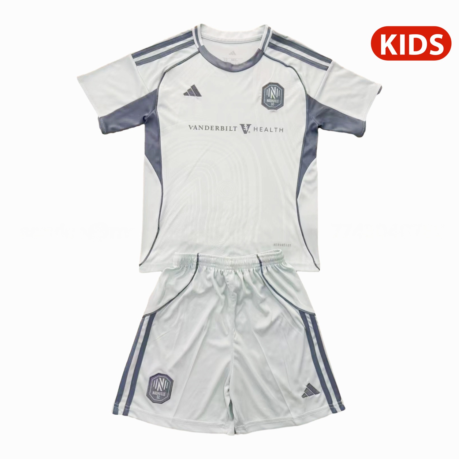 Nashville SC 25-26 Pre-Match Training Kids Kit - Unitedfutballjersey