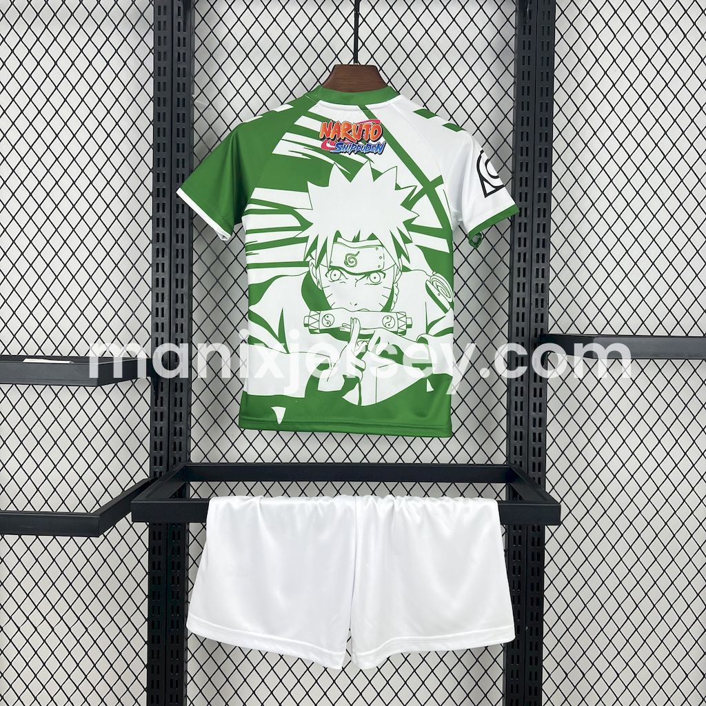 Real Betis 25-26 NARUTO Special Edition Kids Kit - Unitedfutballjersey