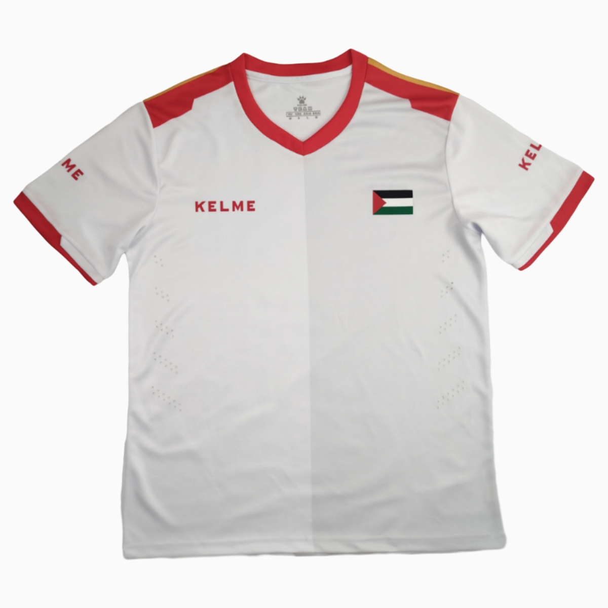 Palestine National Team 2024 Away White Jersey - Fans Version - Unitedfutballjersey