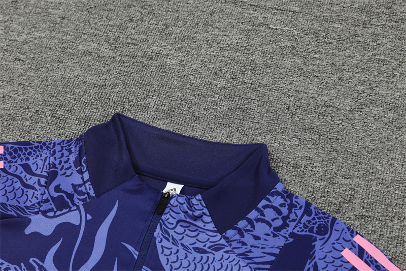 Real Madrid 24-25 Long Sleeve Training Set - Blue Dragon - Unitedfutballjersey