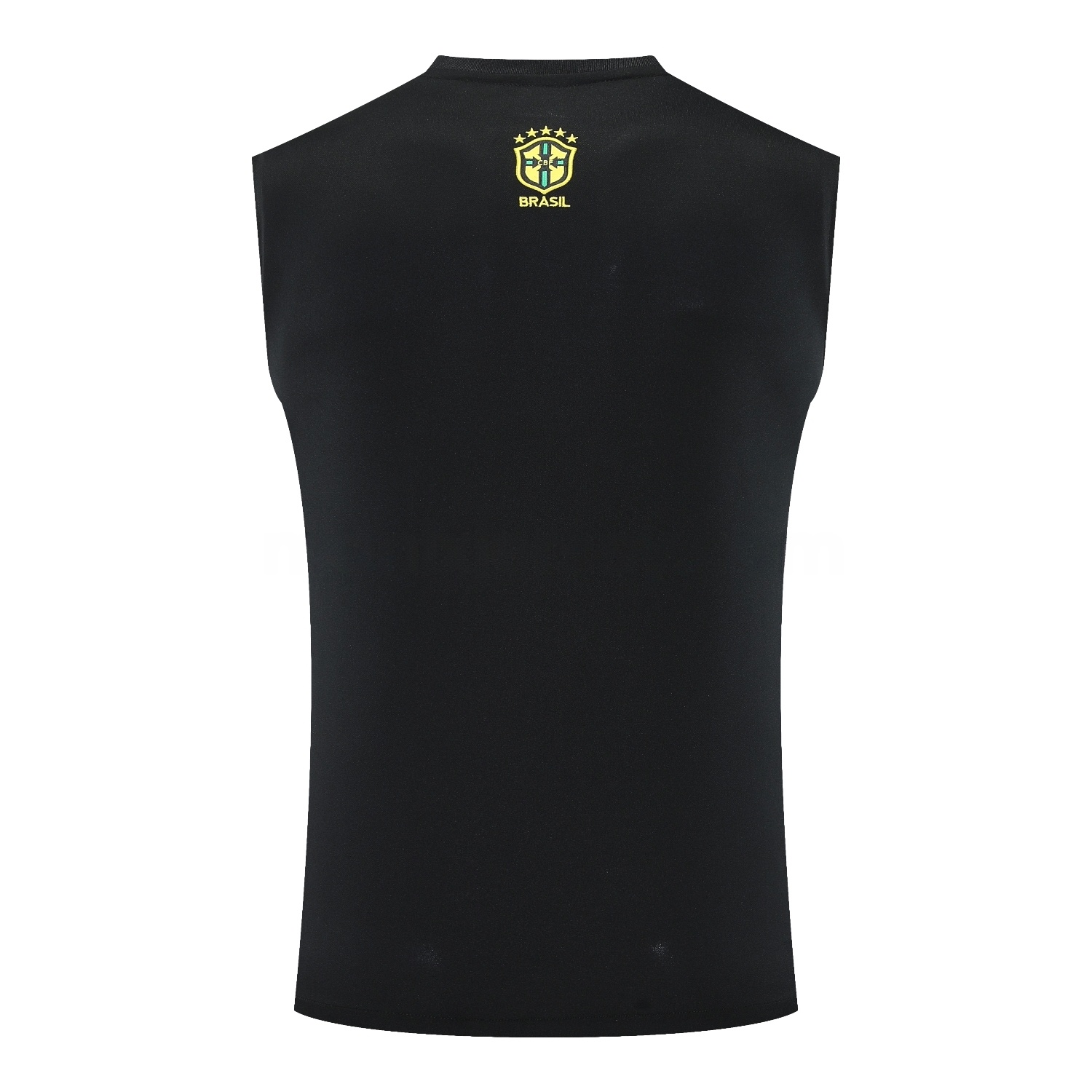 Brazil 25-26 Gray Jesus Statue Vest Training Set - Gray Vest & Black Shorts - Unitedfutballjersey