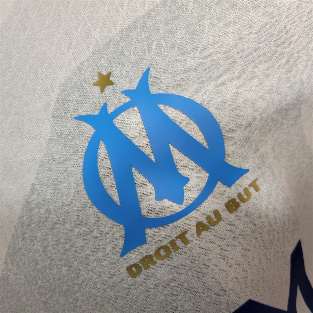 Marseille 23-24 Home Stadium Jersey - Player Version - Unitedfutballjersey