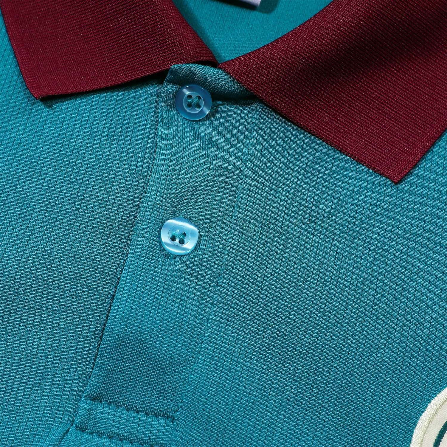 Paris Saint-Germain PSG 25-26 POLO Short-Sleeve Training Set - Blue Green Top and Black Pants - Unitedfutballjersey