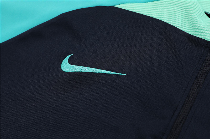 B.A.R.S.A 23-24 Kids Long Sleeve Training Set Royal Blue - Unitedfutballjersey